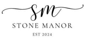 stone manor logo events weddings